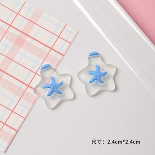 Set Charm Gắn Dép Đại Dương Pastel Cá Heo Sao Biển Siêu Cute 🌊🐬 Charm Resin Cao Cấp Phong Cách Biển Mùa Hè