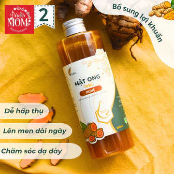 [MOT2] Mật ong TaBu Nghệ - Mật ong lên men nghệ cao cấp Chai 250ml - Chăm sóc dạ dày khỏe mạnh