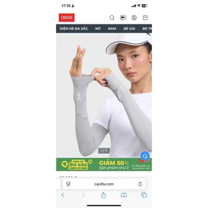 Gang tay chống nắng canifa xuất dư