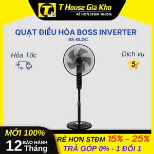 Quạt Đứng Boss 5 cánh BOSS-88-BLDC INVERTER Hiện Đại Tiết Kiệm Điện BH 12 Tháng