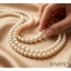 Dây Chuyền Ngọc Trai Nhân Tạo Mang Áo Dài 8li, Vòng Cổ 2 Sợi Đính Ngọc Trai Nhân Tạo Sang Trọng - DAISYN