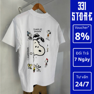 Áo Phông Chú Chó Snoopy Hottrend Hoạ tiết In 5D Chuyển Nhiệt Chất Liệu Cotton 2C BP44