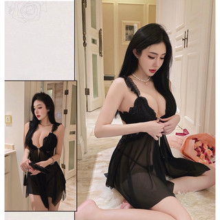 VÁY NGỦ REN THIẾT KẾ ĐUÔI TÔM CÁCH ĐIỆU BIG SIZE (60-120KG)