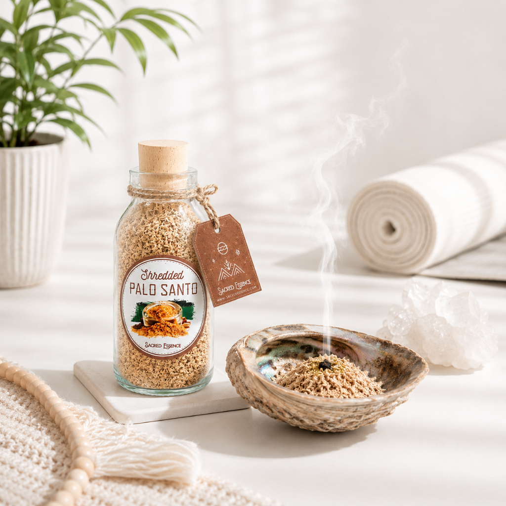 Bột Gỗ Palo Santo Ecuador Nguyên Chất | Xông Nhà Yoga Thiền Định Thơm Phòng Thắp Hương | Hũ Thủy Tinh