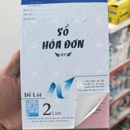 Hóa đơn bán lẻ 1 liên, 2 liên