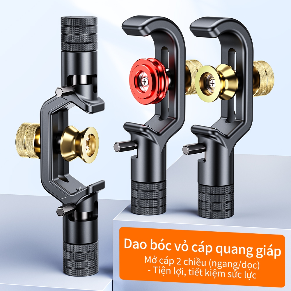 Dao tuốt cáp quang ngang và dọc 4-10MM Dao tuốt cáp bọc thép 8-30MM Dao tuốt sợi quang Kìm tuốt ngang và dọc