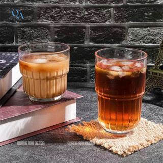 BỘ 6 LY Thủy Tinh ĐÁY KHÍA Chịu Nhiệt | Ly 2 Tầng Uống Cà Phê, Matcha, Cacao Phong Cách Hàn Quốc
