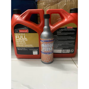 Nhớt Ford Motorcraft 5W-30 Full Synthetic (4L) - Tặng 1 Chai Súc Động Cơ Cyclo Mỹ