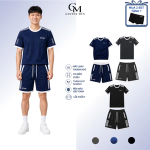 Bộ Thể Thao In Sport Nam Tay Phối, Vải Tổ Ong Cao Cấp, Thoáng Mát Thấm Hút Mồ Hôi Tốt BHN78