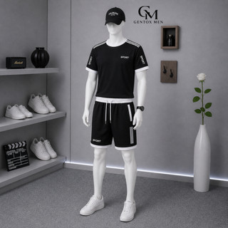 [Mua 2 tặng 1] Bộ Thể Thao In Sport Nam Tay Phối, Vải Tổ Ong Cao Cấp, Thoáng Mát Thấm Hút Mồ Hôi Tốt BHN78