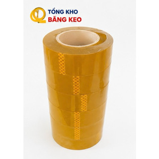 Băng Dính Đóng Gói Siêu Chắc lõi nhựa mỏng – Đục / Trắng / Vàng – 0.5–1Kg - Giá Rẻ