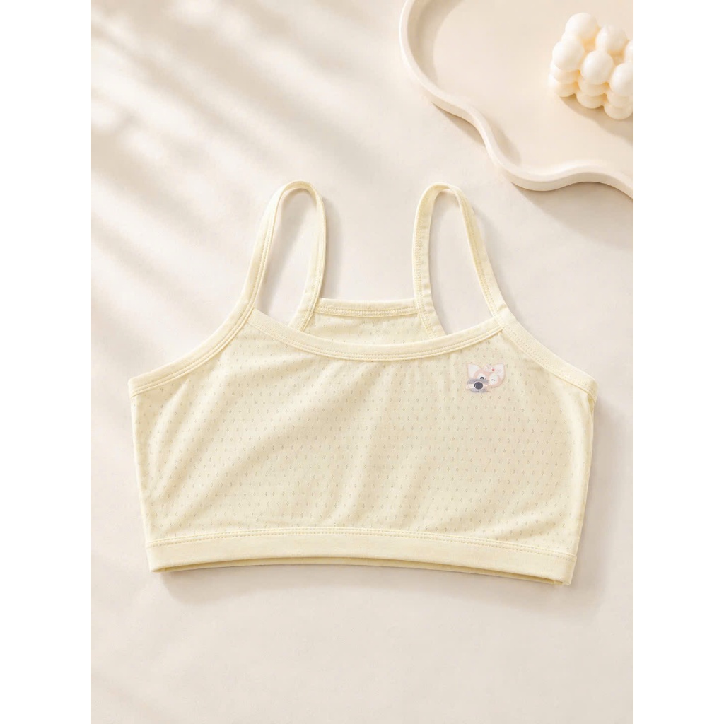 Áo Lá Bé Gái Cotton Thoáng Khí Mềm Mại Cho Bé Tuổi Dậy Thì M L XL