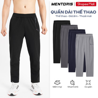 Quần Dài Nam MENTORIS, Quần Gió Dài Dệt Texture Vân Chìm Sang Trọng, Form Gọn Người MDC2501