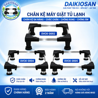 Chân đế máy giặt, tủ lạnh, máy rửa chén Daikiosan inox - Hàng Chính Hãng [Hỏa tốc HCM]