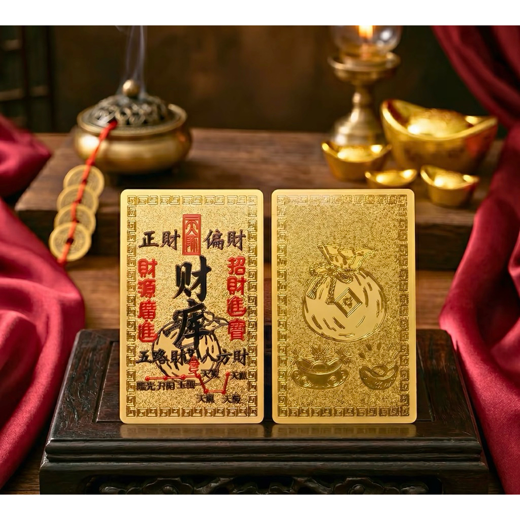[ Tặng Miếng Dán Mèo ] Lá Vàng Tài Lộc Như Nước - Giữ Tiền - May Mắn - Bình An