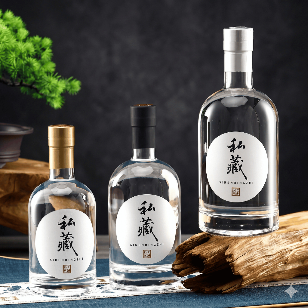 Vỏ chai thủy tinh đựng rượu AK