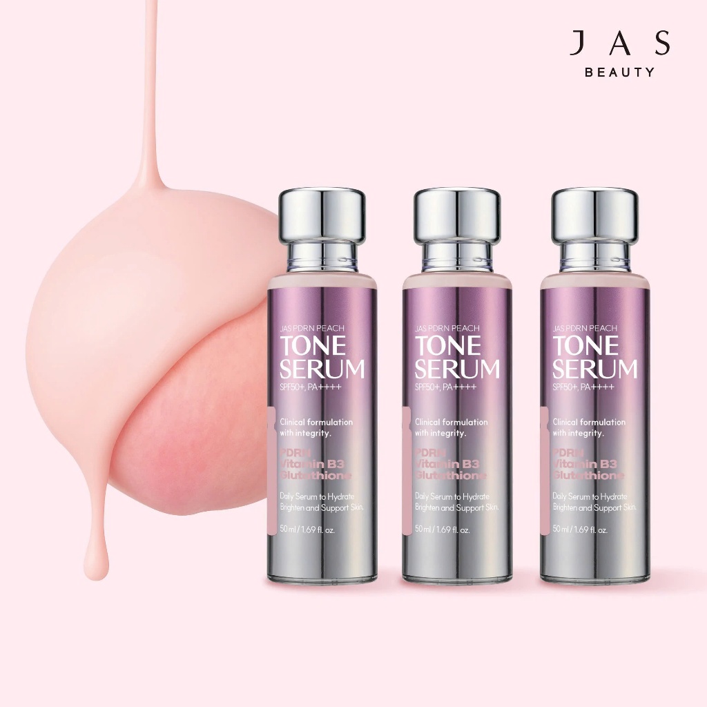 Q24_Serum nâng tone chiết xuất đào và PDRN Jas PDRN Peach Tone Serum SPF 50+, PA++++ 50ml