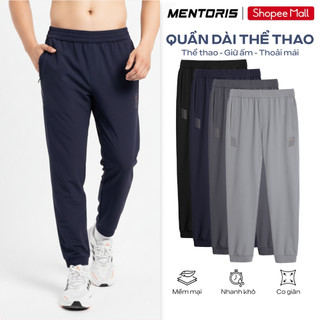 Quần Jogger Nam MENTORIS Vải Gió Premium, Form Dáng Thể Thao, Cạp Chun Co Giãn,Mặc Thoải Mái MDC2504