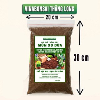 Mụn Xơ Dừa Vinabonsai, Bao 3.5 Lít , Đã Qua Xử Lý, Chuyên Trồng Rau, Hoa Màu, Cây Ăn Trái
