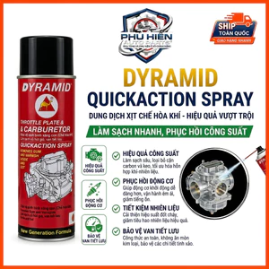 Xịt Rửa Chế Hòa Khí Ô Tô, Xe Máy Lạc Đà Xịt Chế Dyramid