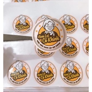 In Tem Nhãn Giấy - Tem Sản Phẩm - Decal Dán - Thiết Kế Theo Yêu Cầu