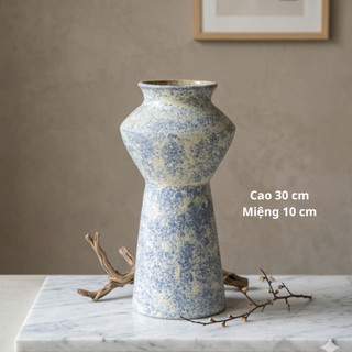 Bình Hoa Bát Tràng Men Xanh Mây Độc Đáo