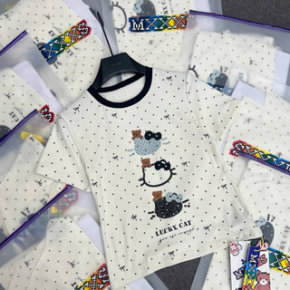 ( Sale ) Áo thun chấm bi kitty