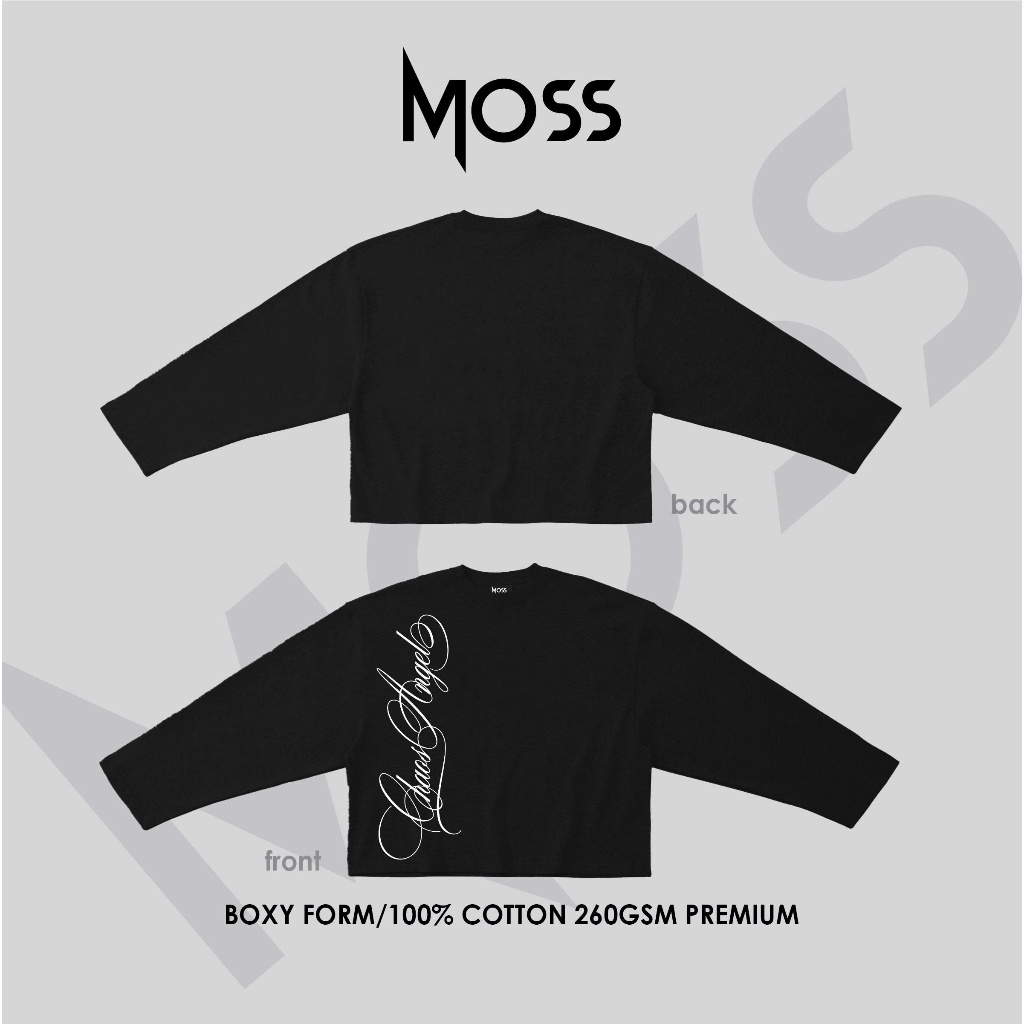(MỞ BÁN) ÁO THUN LONG SLEEVE  " CHAOS ANGEL"  CỔ TRÒN TAY DÀI 260GSM - CHẤT COTTON 100% 260GSM PREMIUM MOSS.STUDIO