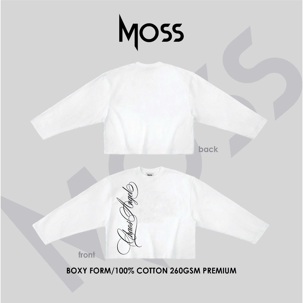 (MỞ BÁN) ÁO THUN LONG SLEEVE  " CHAOS ANGEL"  CỔ TRÒN TAY DÀI 260GSM - CHẤT COTTON 100% 260GSM PREMIUM MOSS.STUDIO