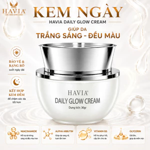 Kem Dưỡng Da Ban Ngày HAVIA Daily Glow Cream - Dưỡng Ẩm, Làm Sáng Da, Giảm Xỉn Màu, Cho Da Mềm Mịn.