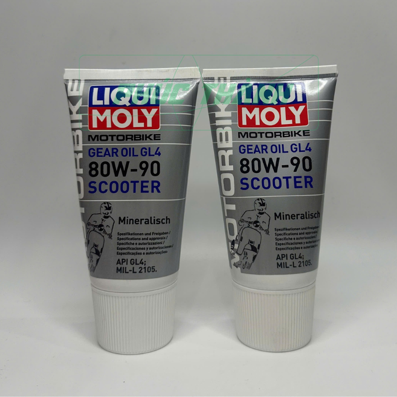 Nhớt Hộp Số, Nhớt Láp Xe Tay Ga LIQUI MOLY GEAR OIL 80W90 SCOOTER 150ml - Chính Hãng