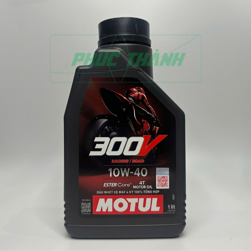Dầu Nhớt Xe Moto PKL Cao Cấp MOTUL 300V ROAD RACING 4T 10W40 1L Chính Hãng - Mẫu Mới