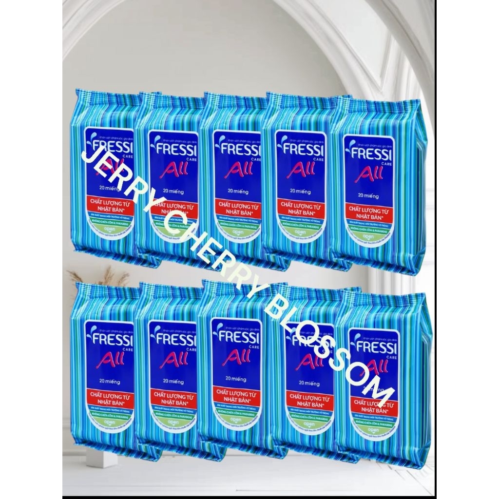 Combo 10 khăn ướt gia Fressi All 20 tờ