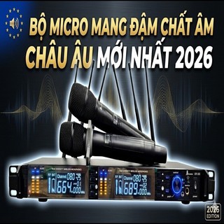 Hàng Mới 2025 |  Micro không dây JBprosound UR-30S 6 Râu Ăng-Ten, Thu Sóng Và Bắt Sóng, Ổn Định.
