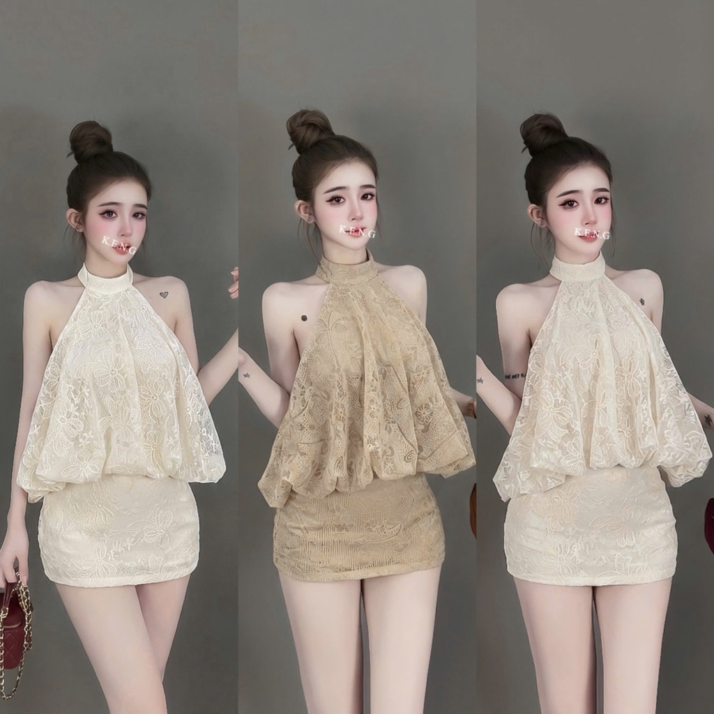 set yếm ren   sz s,m