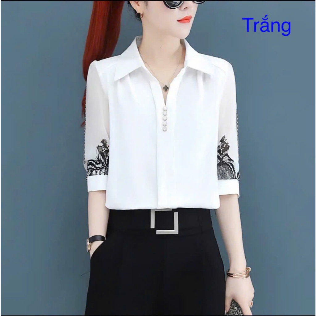 Áo Sơ Mi Nữ -  Mềm Mại, Mặc Mùa Hè, Phom Suông Dễ Mặc, Chất Liệu MANGO HÀN Mềm, Mát Giặt Tay Máy Vô Tư Đơn Giản Tinh Tế.