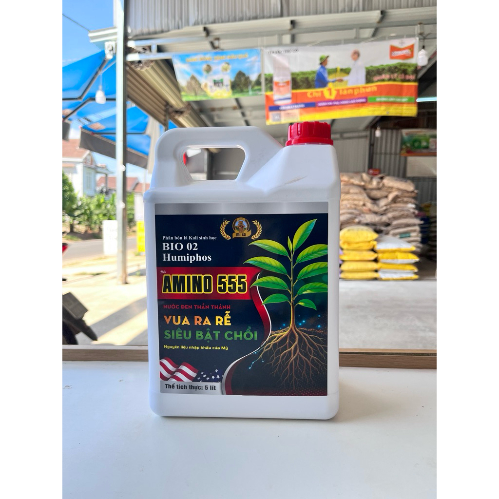 Phân bón lá Amino Humic Can 5lít- Vua Ra rễ- Siêu Bật Chồi