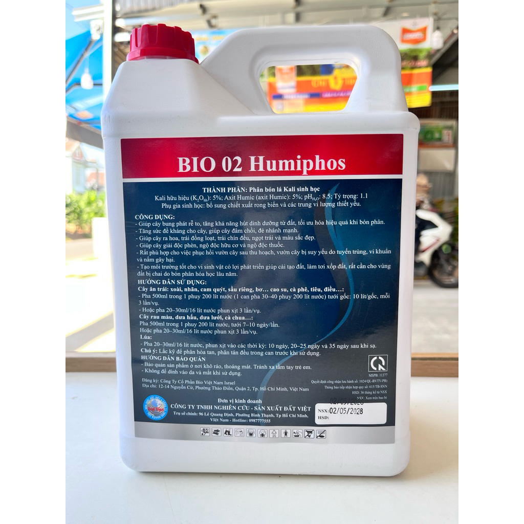 Phân bón lá Amino Humic Can 5lít- Vua Ra rễ- Siêu Bật Chồi