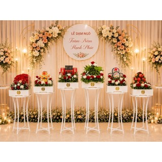 Bộ kệ 7 cái để lễ tráp mâm quả cưới hỏi