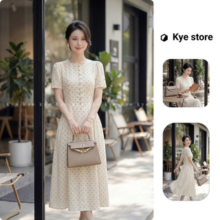 Đầm thiết kế chấm bi Melie dress dáng dài trẻ trung