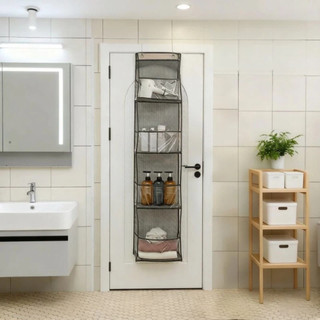 【Tặng Kèm Móc】Túi Treo Tường Đựng Túi Xách 4 Ngăn Chống Bụi, Giỏ Treo Đa Năng Để Đồ Tiện Lợi, Phụ Kiện Gia Đình Giá Sỉ