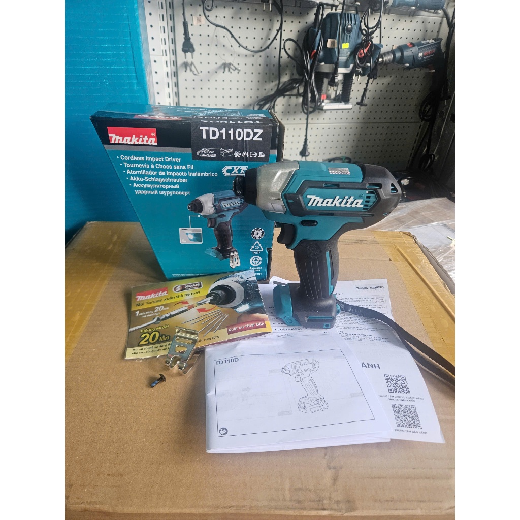 TD110 Máy Vặn Vít, Bắt Vít Dùng Pin 12V Chính Hãng Makita Việt Nam