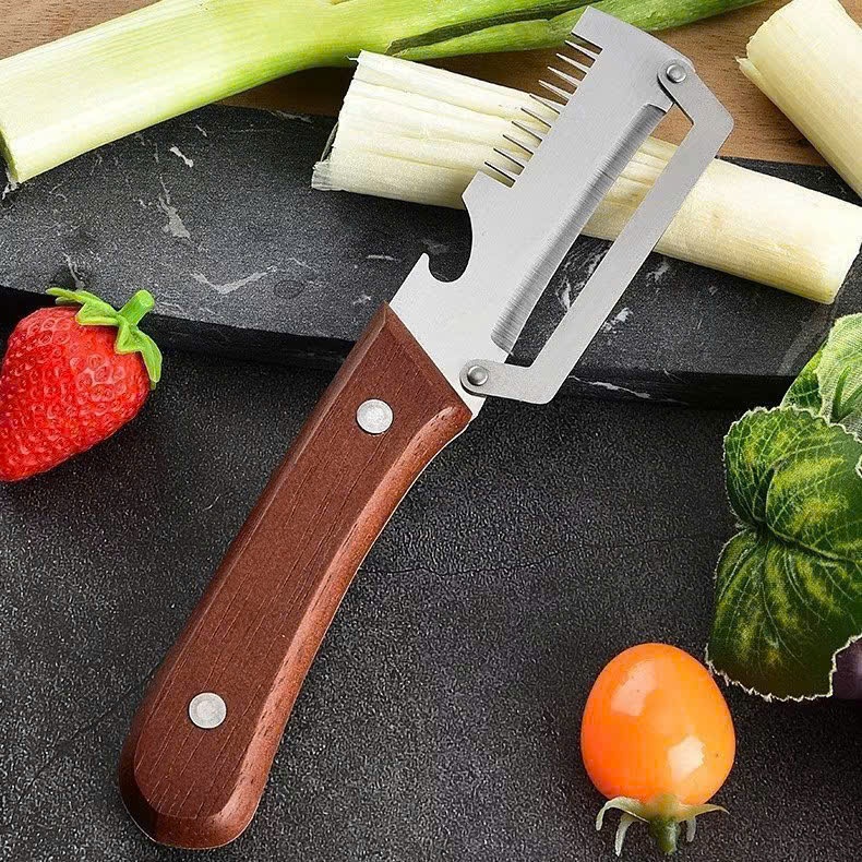 Dao gọt hoa quả 3 trong 1 bằng inox 304