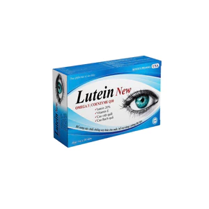 Viên Uống LUTEIN NEW Bổ Sung Lutein, Cao Việt Quất Cải Thiện Thị Lực, Giảm Mỏi Mắt - Hộp 30 Viên