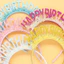 Set 10 Cài Tóc Nhựa Happy Birthday Đội Đầu Trang Trí Sinh Nhật, Phụ Kiện Chụp Hình DUHA 003
