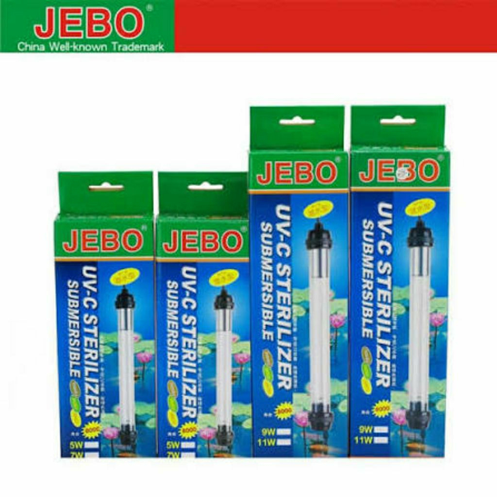 UVC JEBO DIỆT TẢO , DIỆT KHUẨN CHO HỒ CÁ 5W, 7W, 9W, 11W.