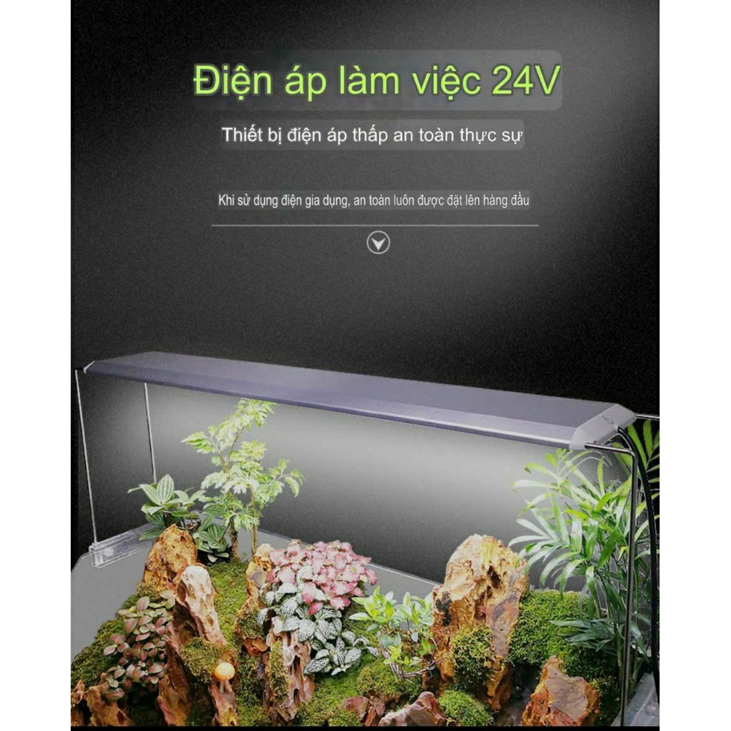 MÁNG ĐÈN LED HỒ CÁ CHỈNH NHIỀU MÀU AQUABLUE.