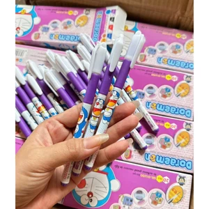HỘP 20 CÂY BÚT MỰC TÍM THIÊN LONG DOREMON