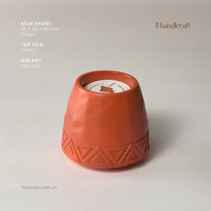 Nến Thơm Sáp Đậu Nành Tự Nhiên Thư Giãn Decor - Quà Tặng Sinh Nhật Đẹp Rông Tơ Nao 11Handicraft