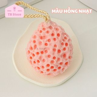Bông tắm hình phô mai Jerry vàng tạo bọt làm sạch cơ thể cao su non